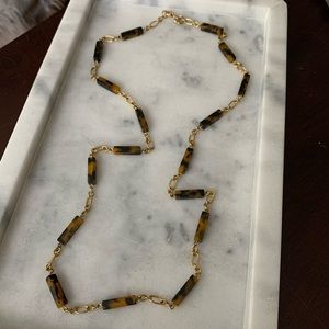 Tortoise J Crew necklace